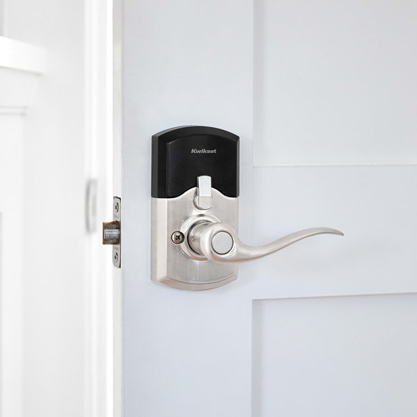 Kwikset Electronic Door Lever with SmartKey & Reviews Wayfair